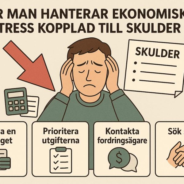 Hur man hanterar ekonomisk stress kopplad till skulder