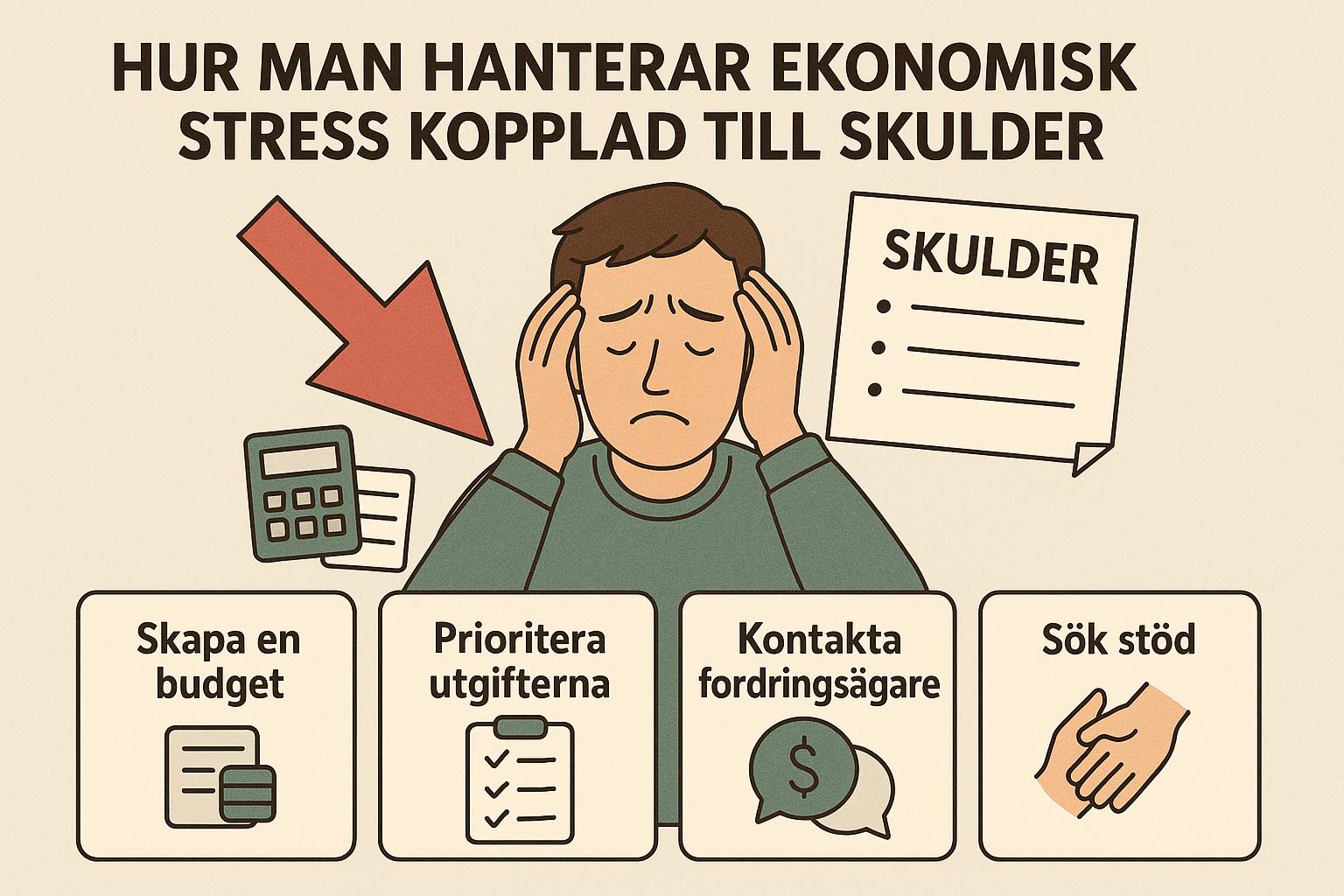 Hur man hanterar ekonomisk stress kopplad till skulder