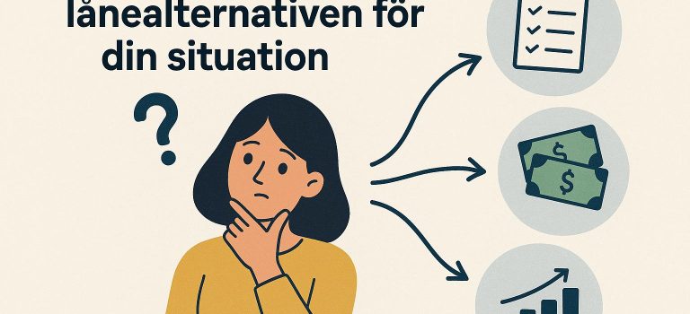Så hittar du de bästa lånealternativen för din situation