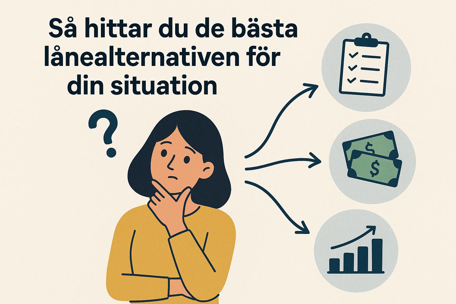 Så hittar du de bästa lånealternativen för din situation
