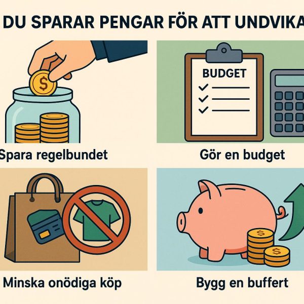Hur du sparar pengar för att undvika lån