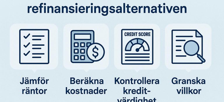 Hur du hittar bästa refinansieringsalternativen