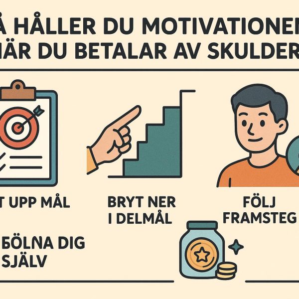 Så håller du motivationen när du betalar av skulder