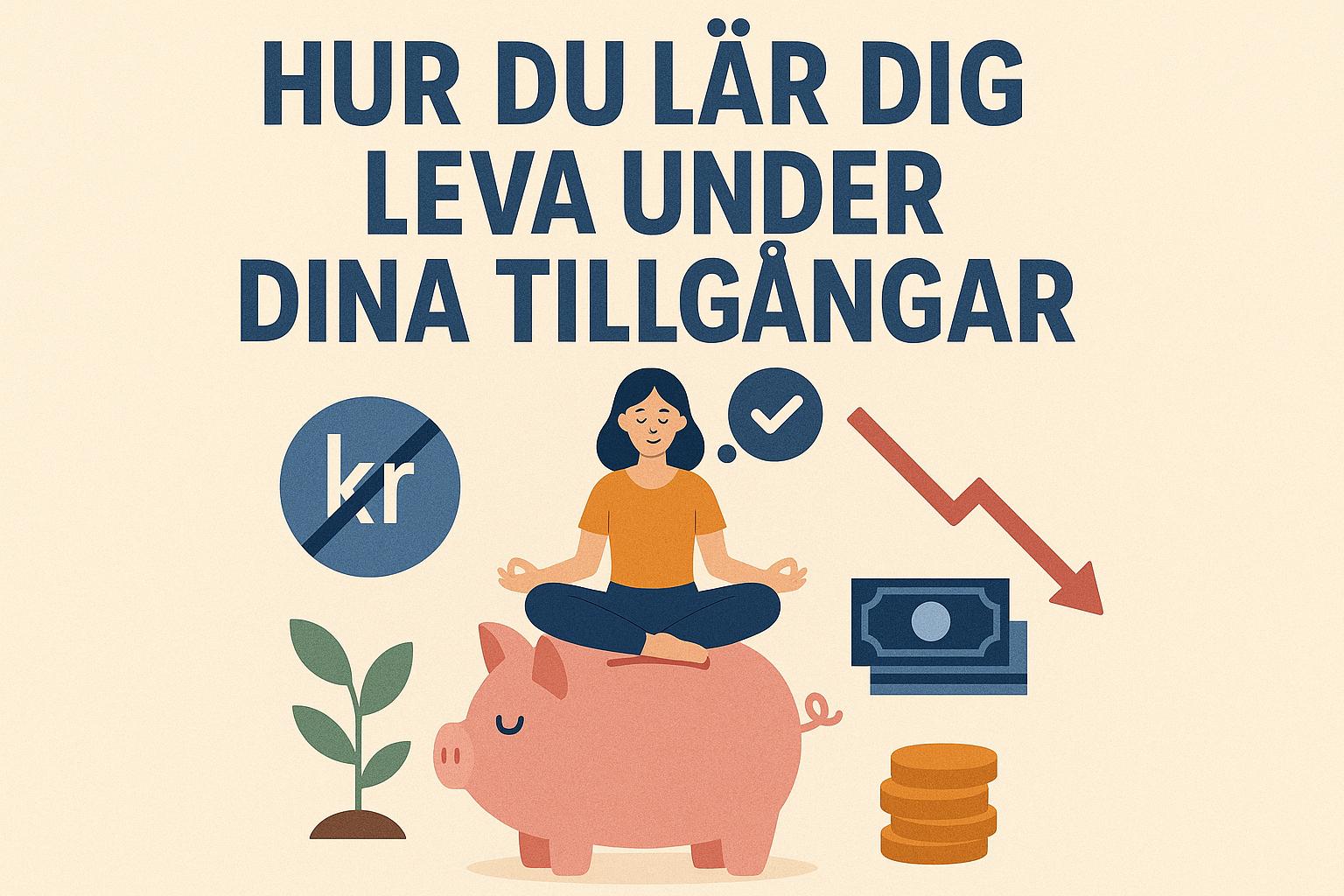 Hur du lär dig leva under dina tillgångar