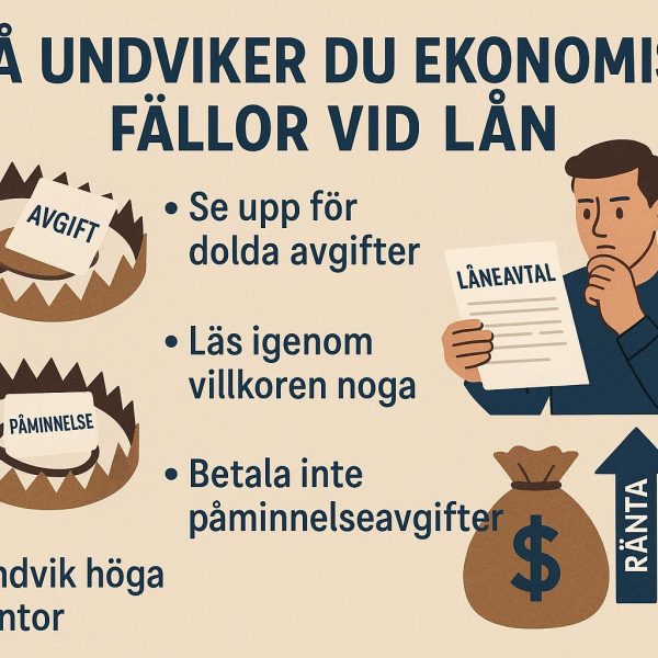 Så undviker du ekonomiska fällor vid lån
