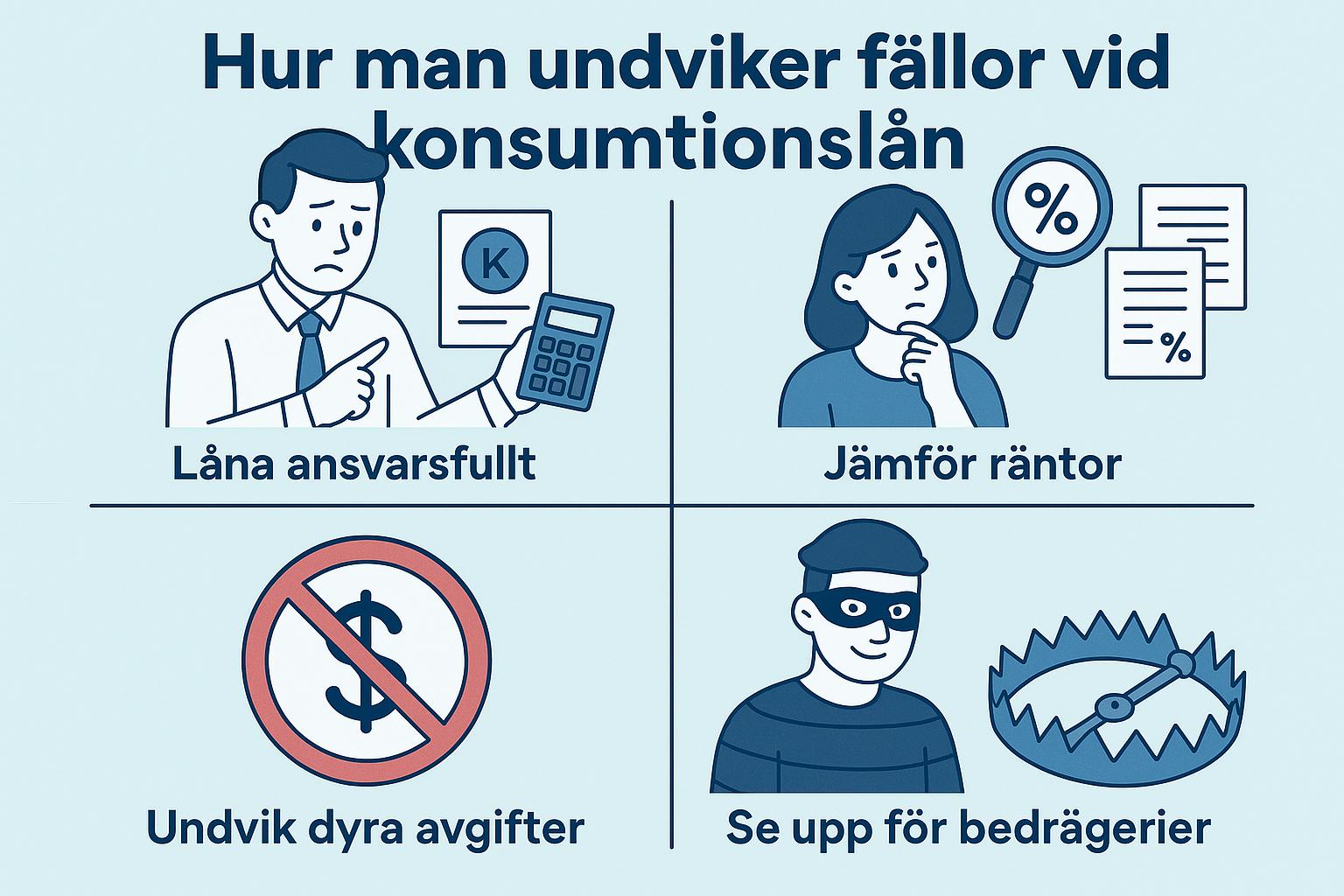 Hur man undviker fällor vid konsumtionslån