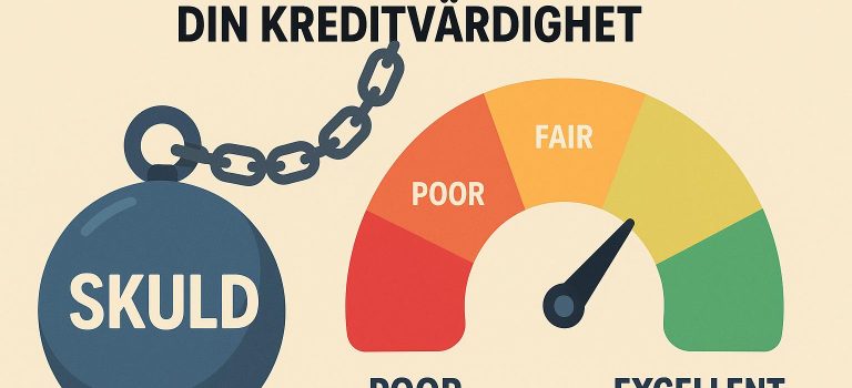 Så påverkar skuldsättning din kreditvärdighet