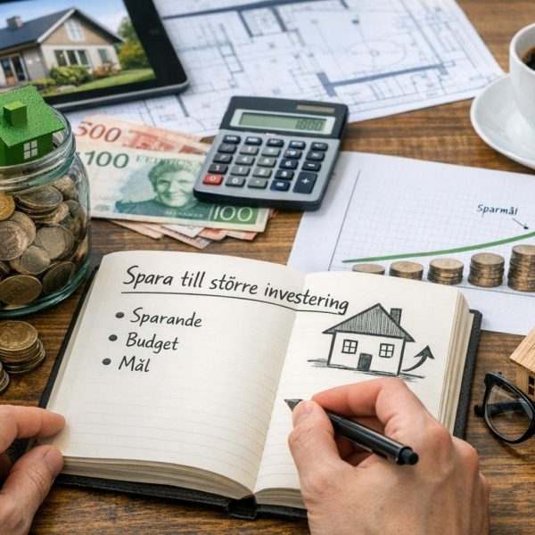 Hur du planerar att spara till en större investering