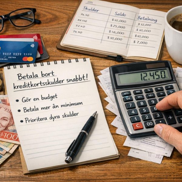 Tips för att betala av kreditkortsskulder snabbare