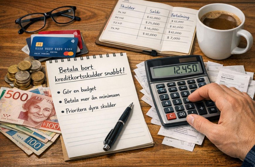 Tips för att betala av kreditkortsskulder snabbare