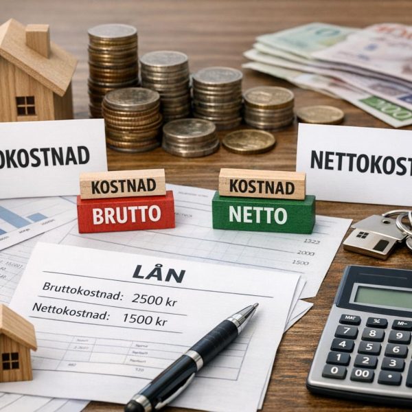 Vad är skillnaden mellan brutto- och nettokostnad på lån?