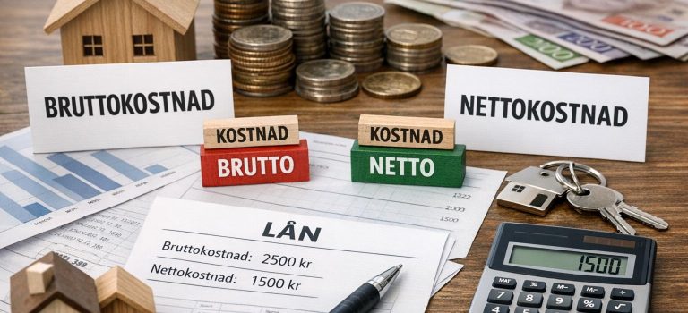 Vad är skillnaden mellan brutto- och nettokostnad på lån? Vad är skillnaden mellan brutto- och nettokostnad på lån?