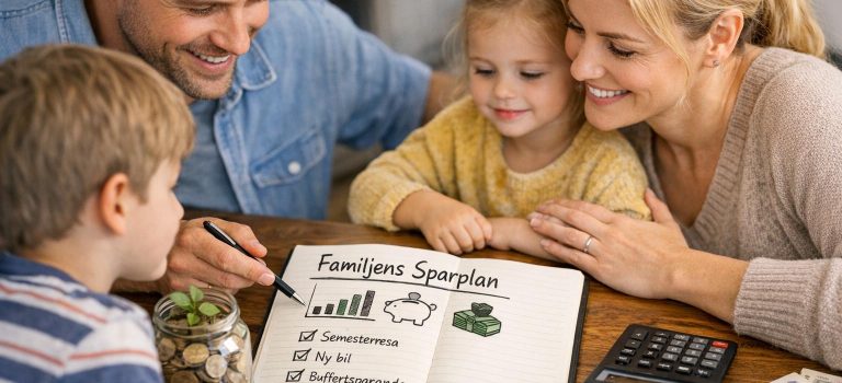 Hur du skapar en realistisk sparplan för familjen