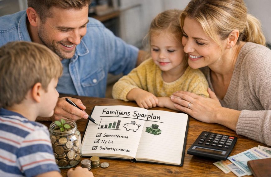 Hur du skapar en realistisk sparplan för familjen