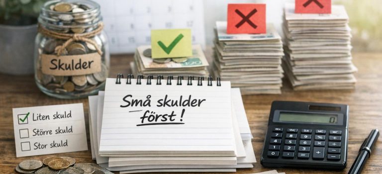 Fördelarna med att betala av små skulder först