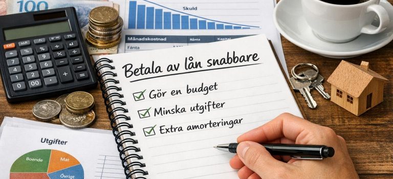 Så planerar du att betala av lån snabbare Så planerar du att betala av lån snabbare