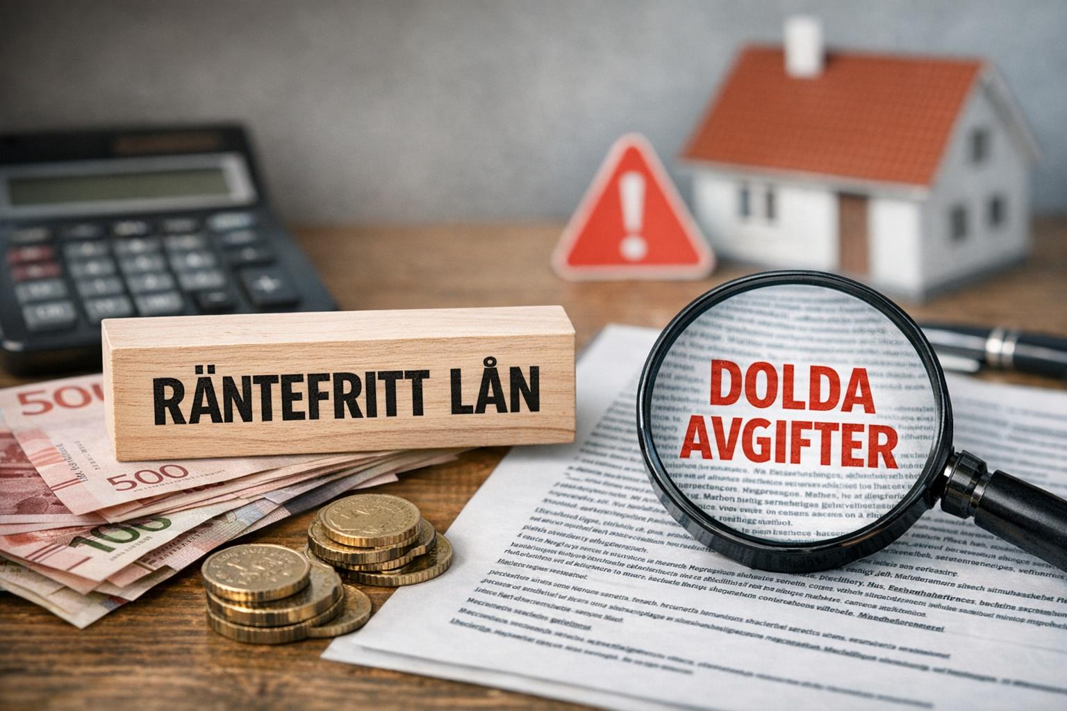 Vad du bör veta om räntefria lån och dolda avgifter