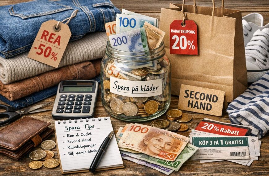 Hur du sparar pengar på kläder och shopping