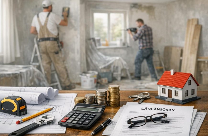 Vad du bör tänka på vid bostadsrenovering och lån