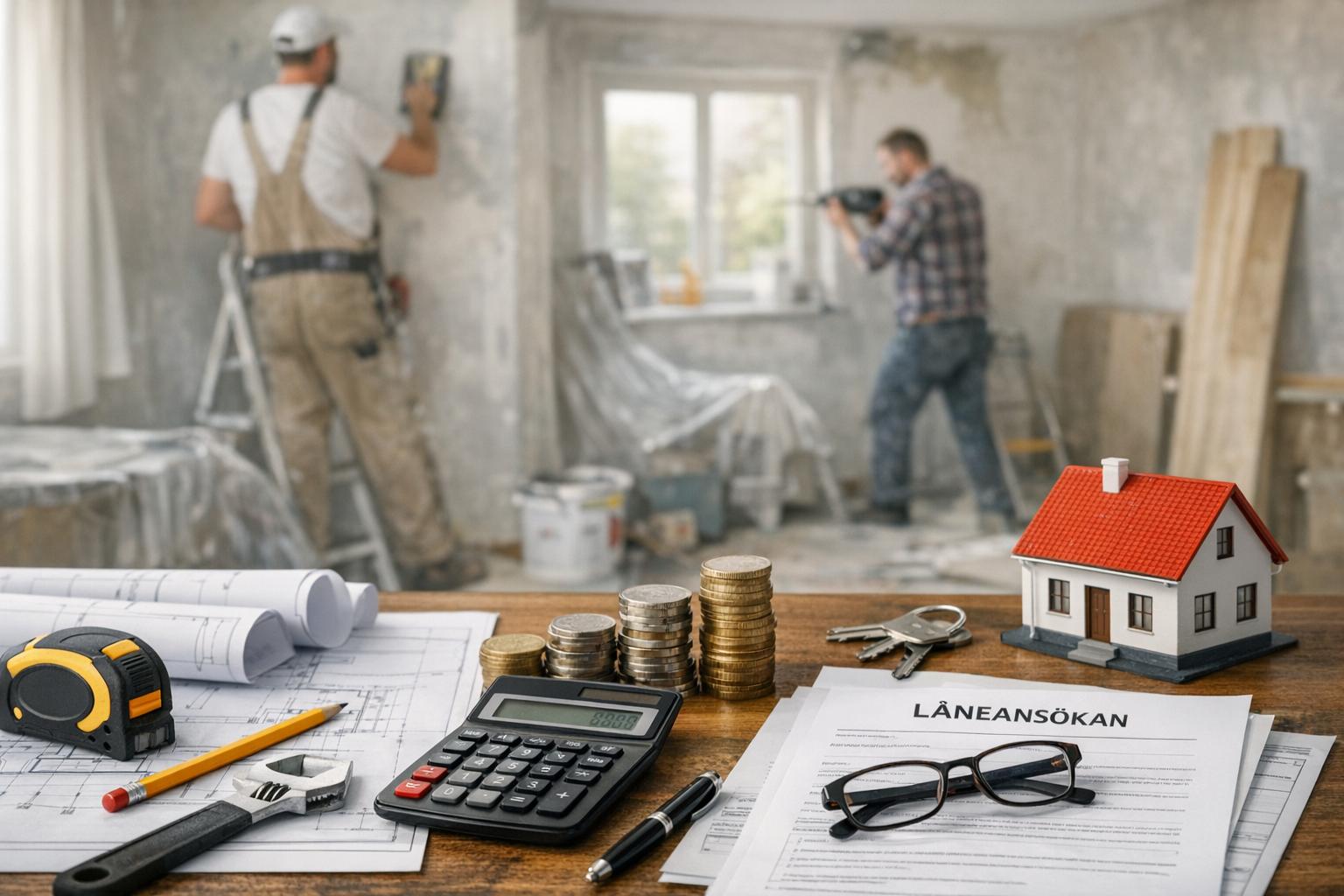 Vad du bör tänka på vid bostadsrenovering och lån