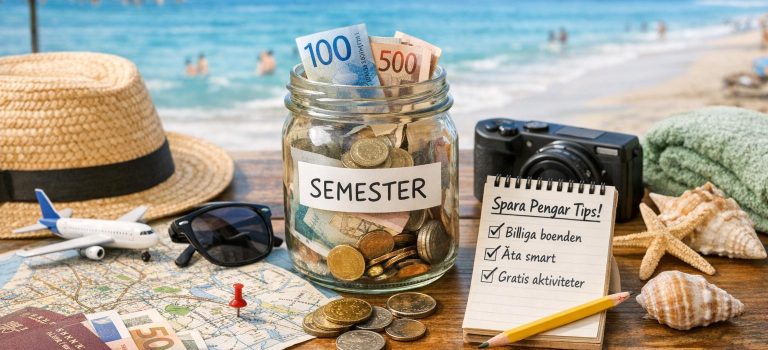 Tips för att spara pengar under semestern Tips för att spara pengar under semestern