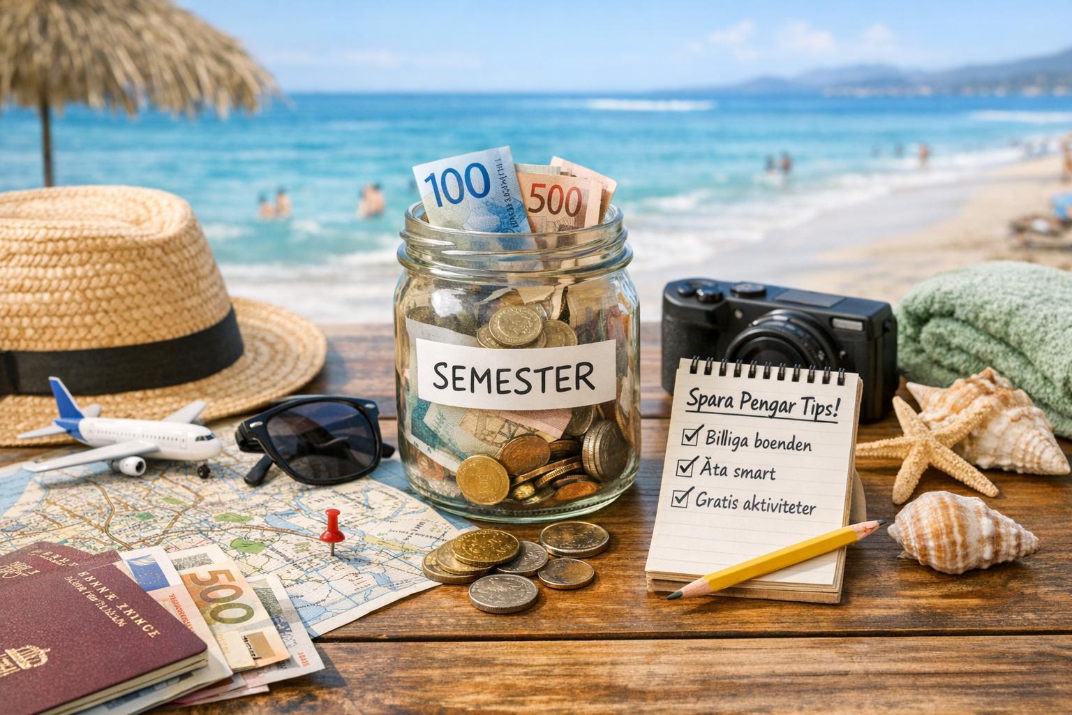 Tips för att spara pengar under semestern